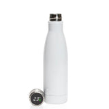 בקבוק תרמי חכם 500 מ"ל מנירוסטה לבן