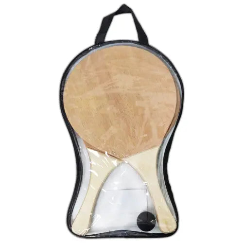 זוג מטקות מעץ איכותי מארז