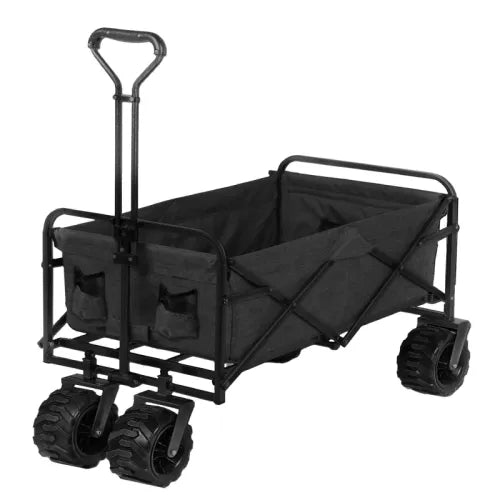 עגלת פיקניק מקצועית מתקפלת שחור