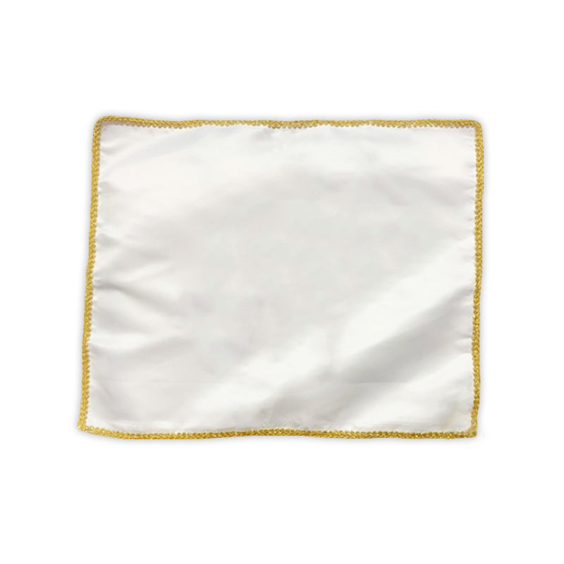 חלה כיסוי בד סאטן זהב