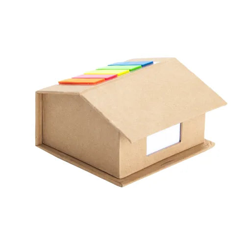 דפי ממו בצורת בית עם דבקיות