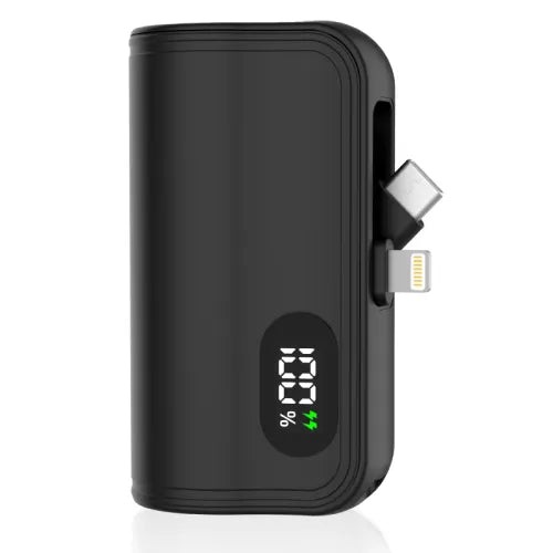 מטען נייד מיני קומפקטי 5000 MAH שחור