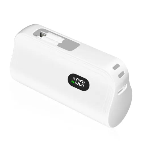 מטען נייד מיני קומפקטי 5000 MAH שחור