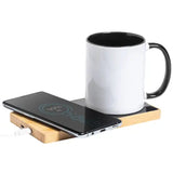 משטח טעינה עץ במבו משולב פלטת חימום הדמייה