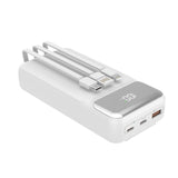 מטען נייד טעינה מהירה במיוחד 20,000 mAh - כבלים