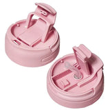 כוס זכוכית 500 מ"ל עם חבק ומכסה סיליקון