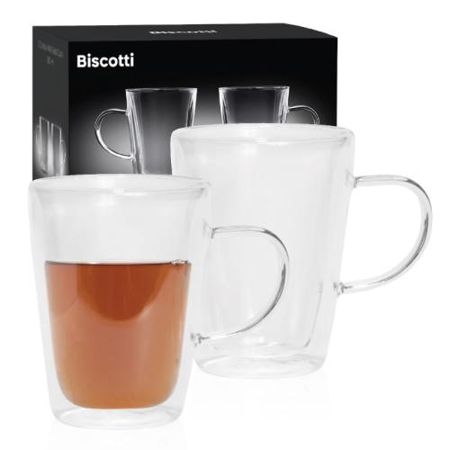 זוג ספלים דופן כפולה 300 מ"ל מארז