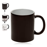 ספל קסם קרמיקה שחור לבן 330 מ"ל