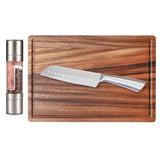 קרש חיתוך | סכין איכותית | מטחנת תבלינים