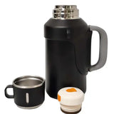 תרמוס איכותי עם זוג ידיות נשיאה מתכווננות  ניתן לשטיפה