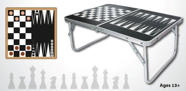 שולחן פיקניק מתקפל שש בש דמקה