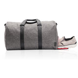 תיק נסיעות איכותי מלאנז' עם תא לנעליים אפור