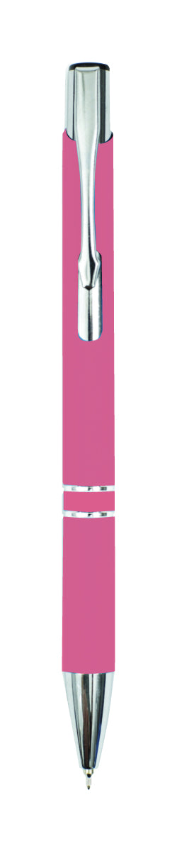 עט ג'ל 0.7 מ"מ ממתכת 2 פסים - סוזן