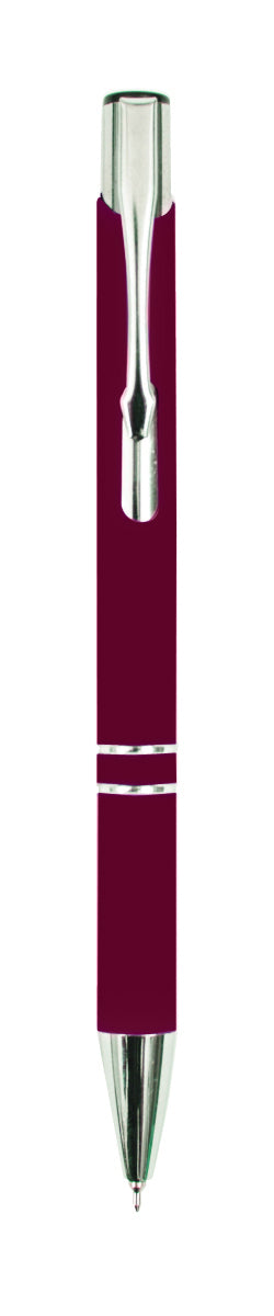 עט ג'ל 0.7 מ"מ ממתכת 2 פסים - סוזן