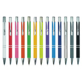 עט ג'ל 0.7 מ"מ ממתכת 2 פסים - סוזן