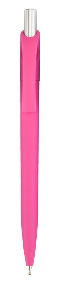 עט גל איכותי גימור גומי 0.7 מ"מ ורוד