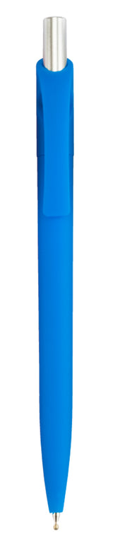 עט גל איכותי גימור גומי 0.7 מ"מ תכלת