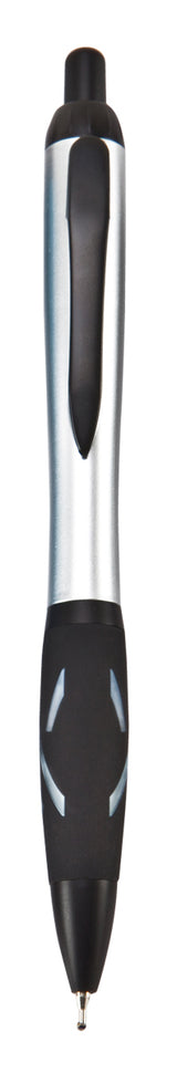 עט כדורי מעוצב עם תאורת LED כסף