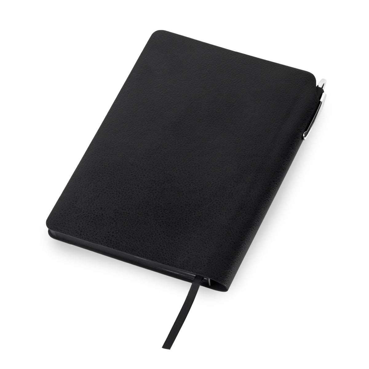 מחברת PU כריכה רכה A5 סימניה בצבע תואם שחור