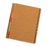 מחברת ספירלה עם עט תואם A5 מנייר ממוחזר