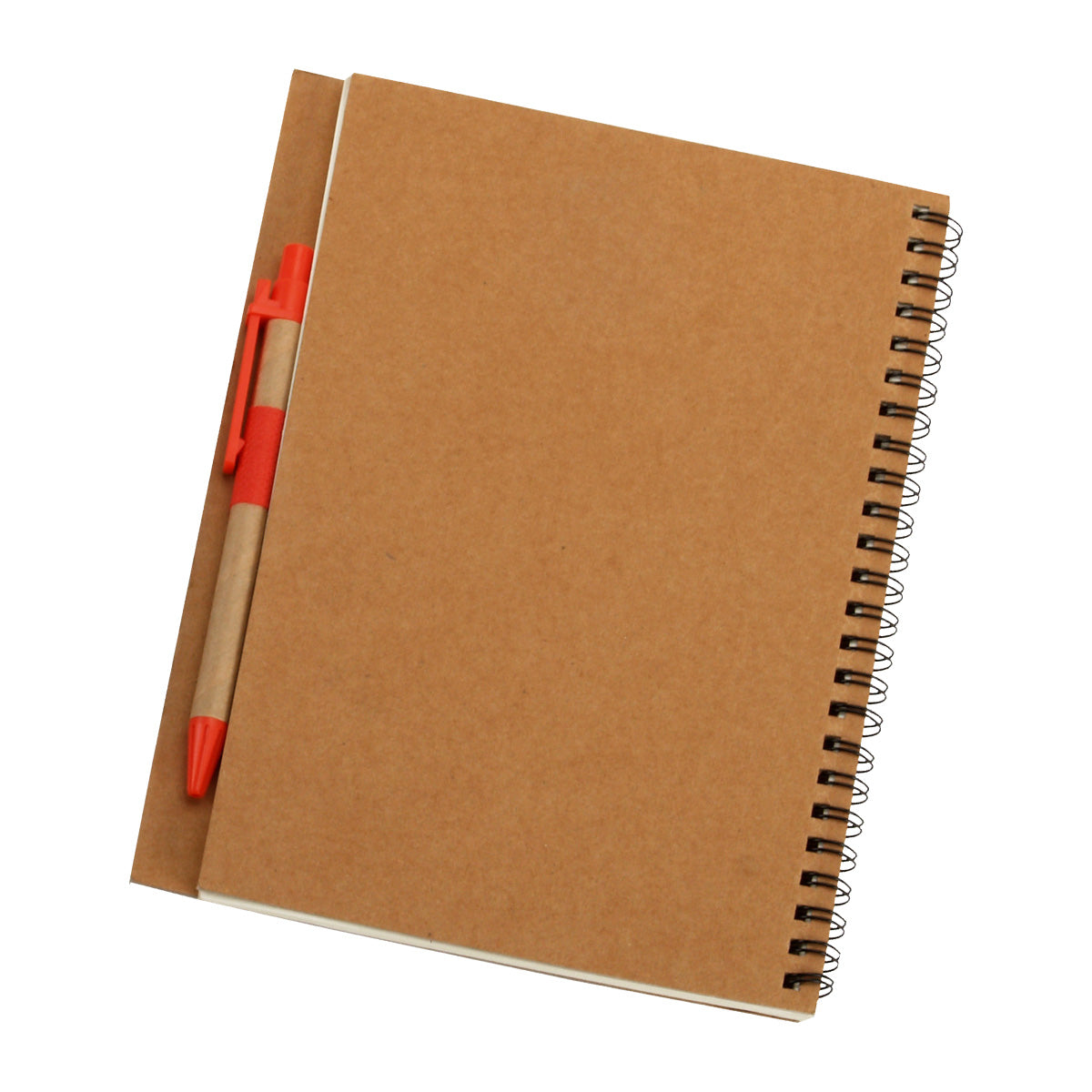 מחברת ספירלה עם עט תואם A5 מנייר ממוחזר