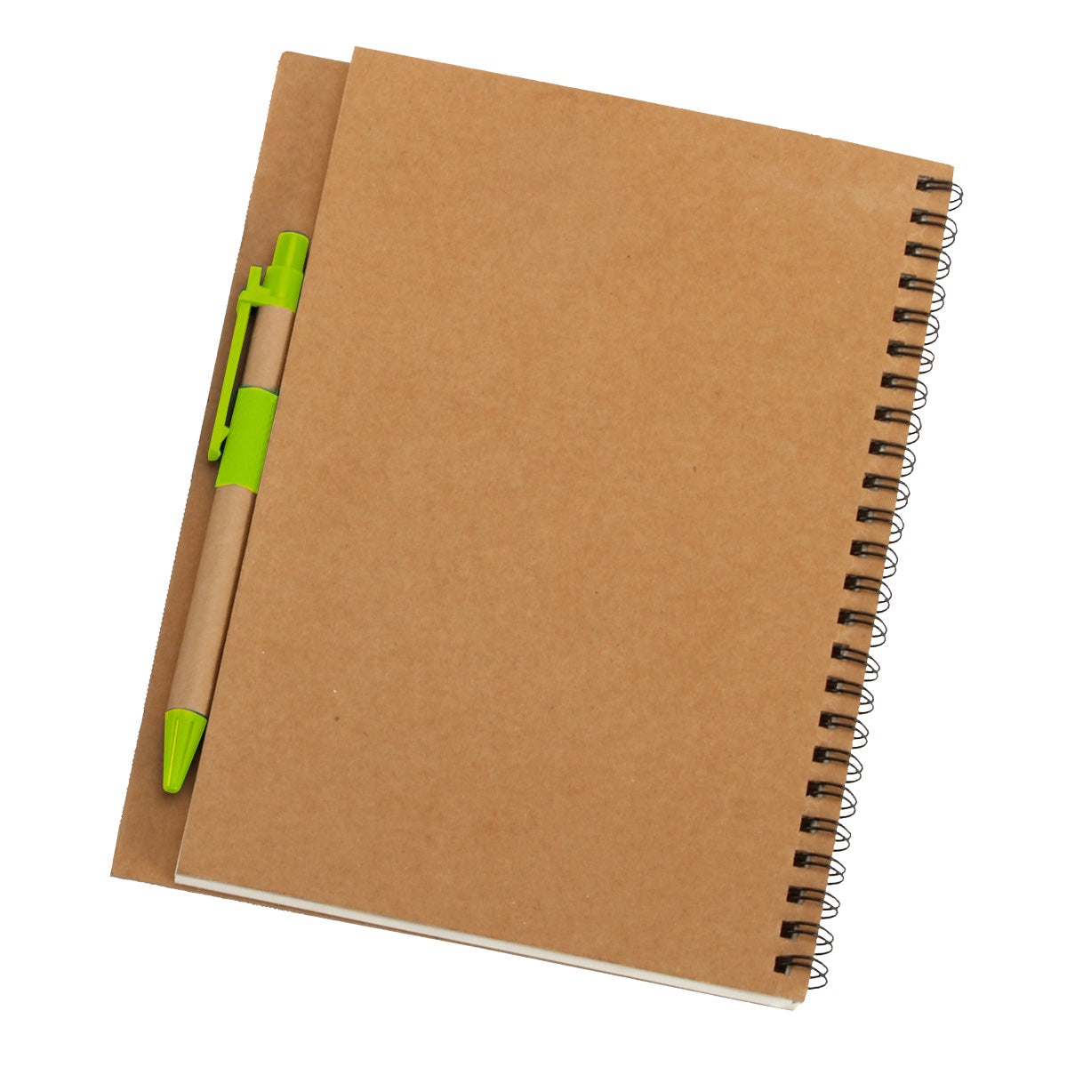 מחברת ספירלה עם עט תואם A5 מנייר ממוחזר