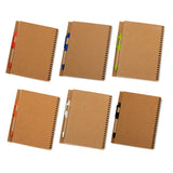 מחברת ספירלה עם עט תואם A5 מנייר ממוחזר