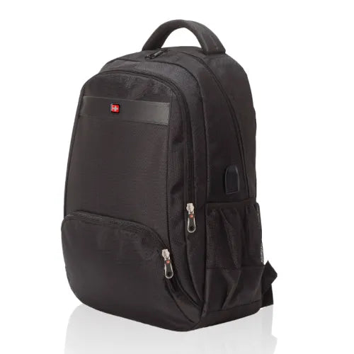 תיק גב חכם ואיכותי מבית SWISS מהצד