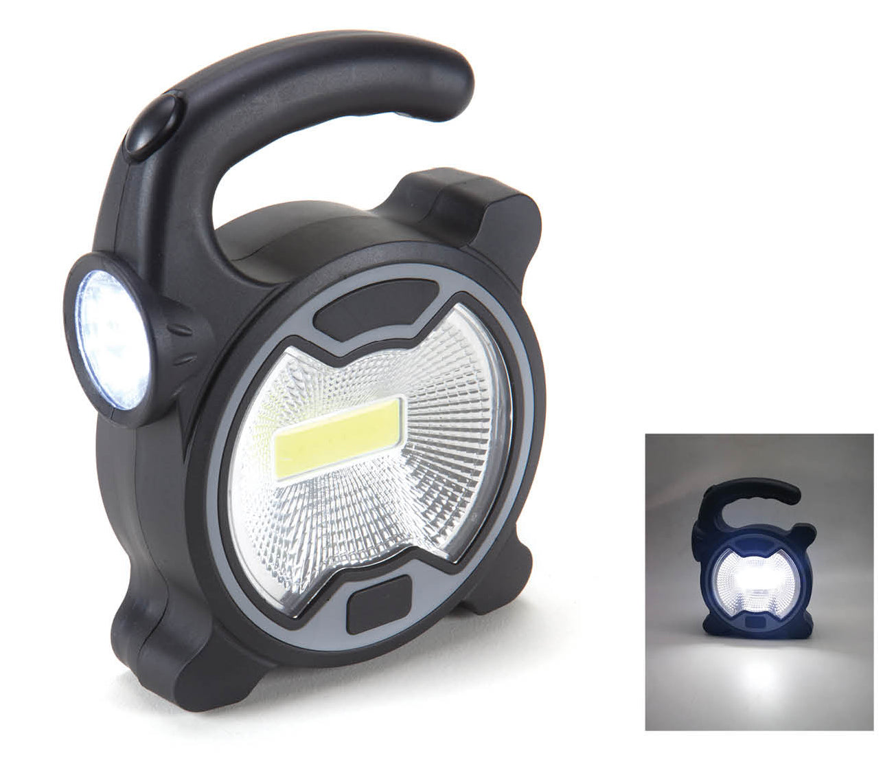 פנס עם תאורת COB / LED עם ידית אחיזה