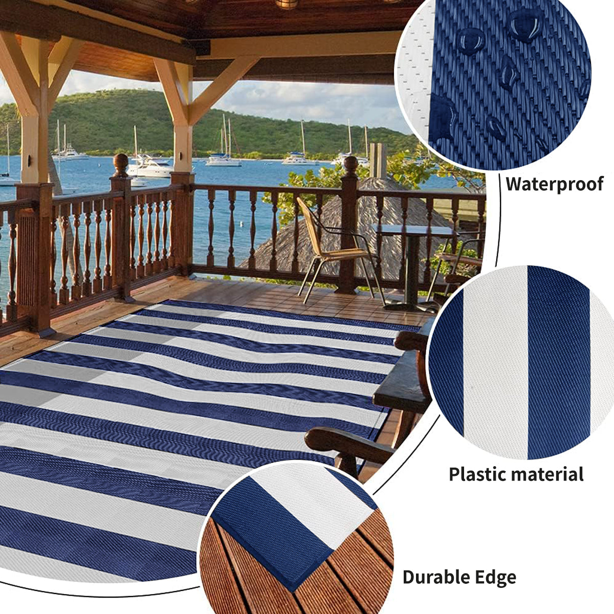 מחצלת משפחתית - פסים מפרט