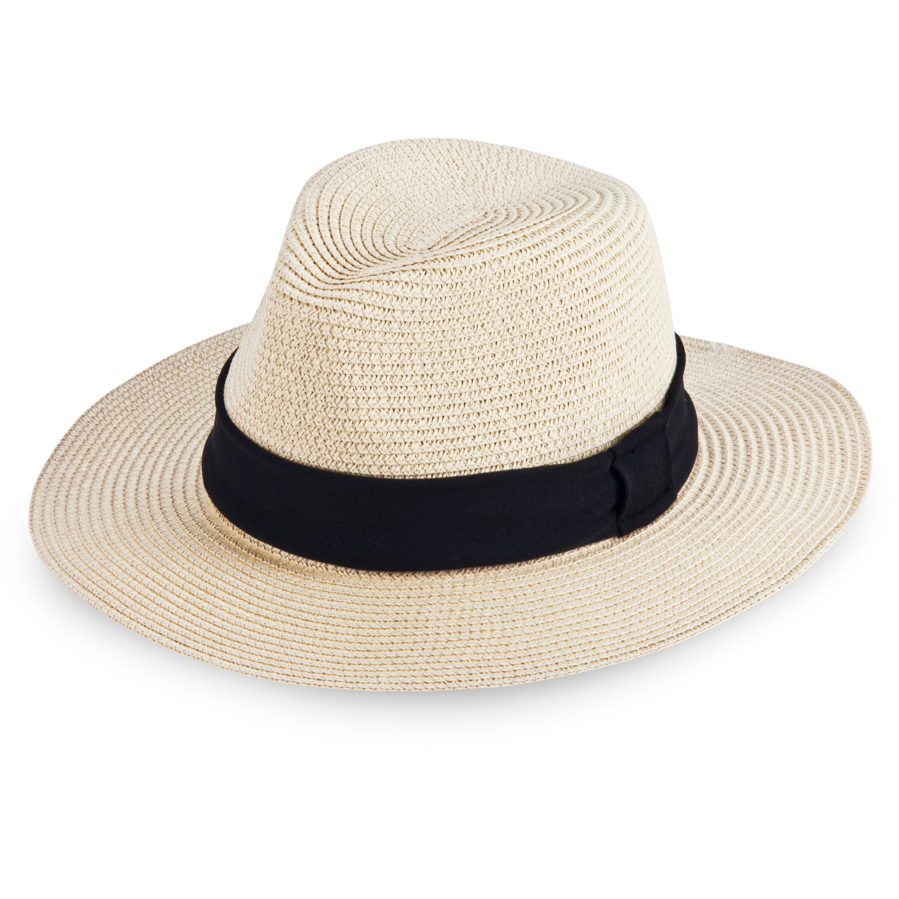 כובע קש - שחור