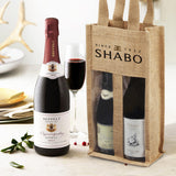 תיק יוטה לבקבוקי יין – לוטם