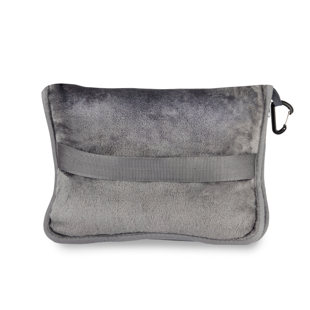 סט שמיכת פלנאל וכרית נסיעות מבט מאחור