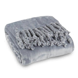 שמיכת קורל פליז אישית 180*130 ס"מ אפור