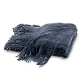 שמיכת שניל פרנזים אישית נעימה ויוקרתית אפור