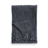 שמיכת שניל פרנזים אישית נעימה ויוקרתית אפור