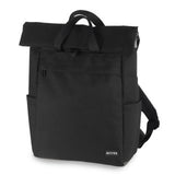 תיק גב אקולוגי למחשב נייד בד יוקרתי - שחור