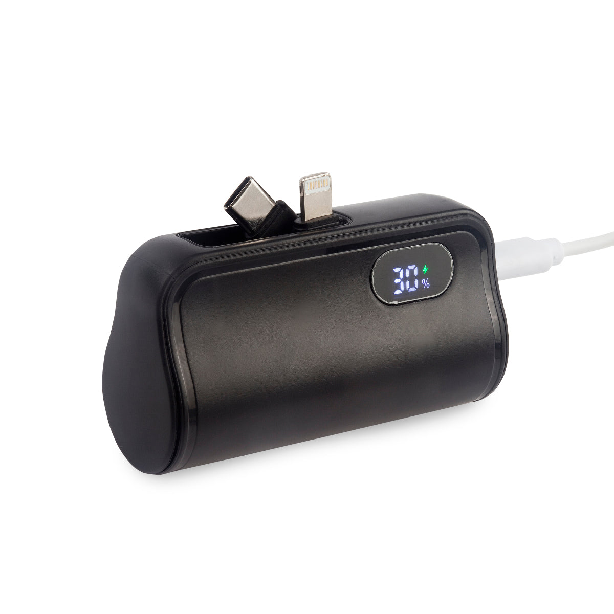 מטען נייד קומפקטי 5,000 mAh  שחור