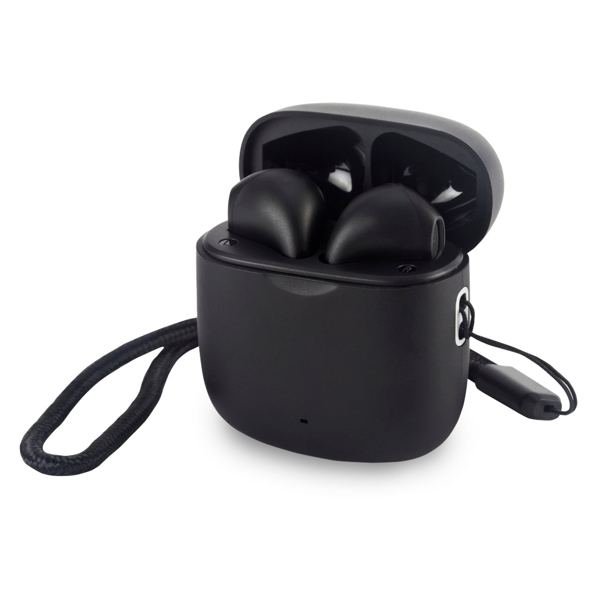 אוזניות בלוטוס אלחוטיות איכותיות שחור פתוח