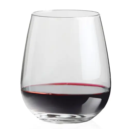 כוס יין ללא רגל מזכוכית