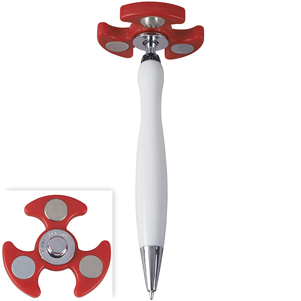 עט ספינר להפגת מתחים אדום