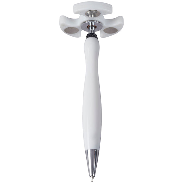 עט ספינר להפגת מתחים לבן