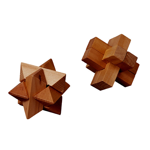 מארז 2 משחקי חשיבה מעץ