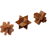 מארז 3 משחקי חשיבה מעץ