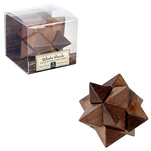 משחק חשיבה מאתגר מעץ במארז מתנה