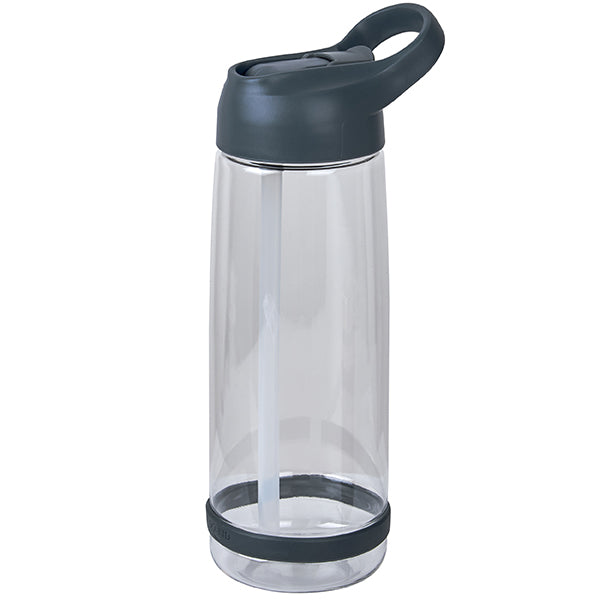 בקבוק ספורט מעוצב מבית H2O 800 מ"ל - שקוף
