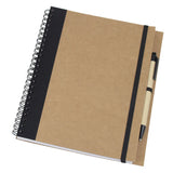 מחברת ספירלה עם עט שחור