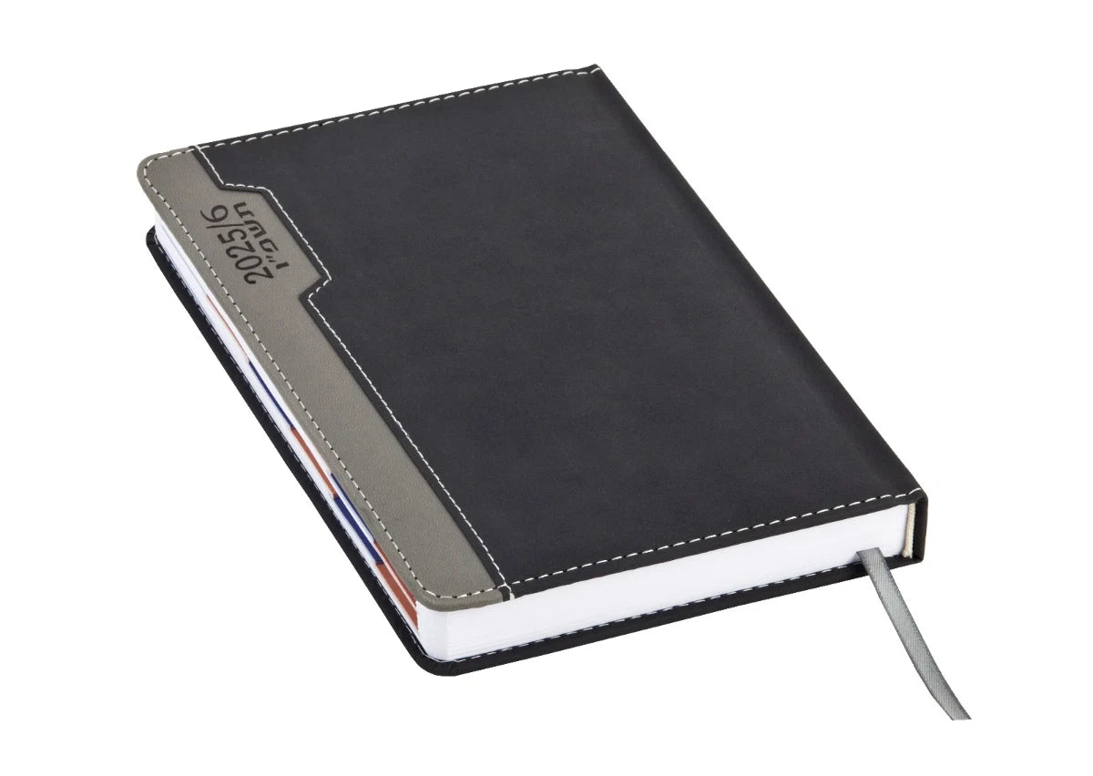 יומן שנתי איכותי A5 - שחור