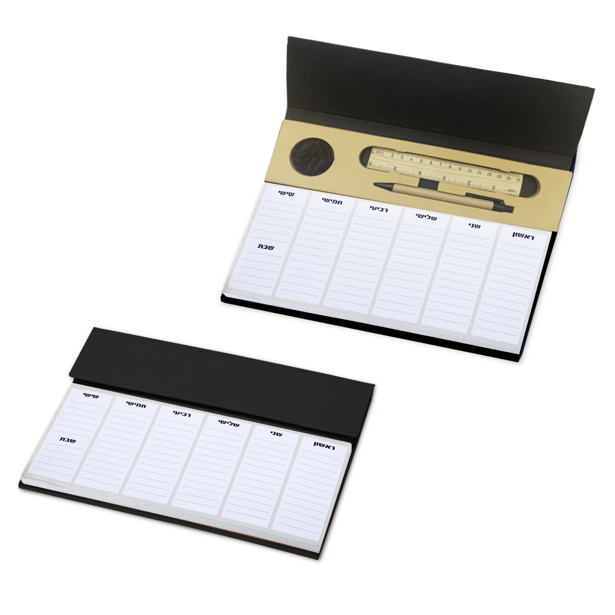 לוח תכנון שבועי שחור
