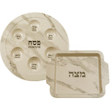 סט צלחת פסח ומצה